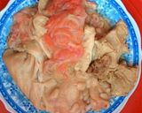 Hình bước làm 2 của món Trễ trâu xào dứa, hành tây