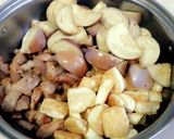 Hình bước làm 5 của món Cà tím bung thịt ba chỉ,đậu phụ