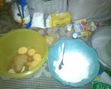 Foto langkah ke 1 dari resep Bolu Pandan Keju.