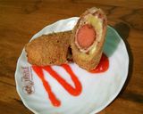 Foto langkah ke 5 dari resep Sosis Selimut.