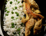 Foto del paso 23 de la receta: Tiras de filetes de pollo marinados a la plancha, con ensalada de arroz
