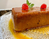 Foto del paso 17 de la receta: Pudding de bizcocho con melocotón en almíbar