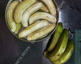 A picture of step 1 of Raw Banana Chips.