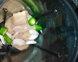 A picture of step 1 of Smoke kabab.