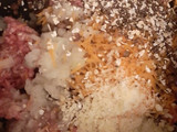 Hamburguesa de lenteja y carne picada