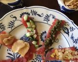 A picture of step 2 of California Farm Raw Tuna Toppings.