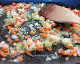 A picture of step 1 of Ossobuco with Vegetables.