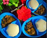 A picture of step 7 of Baobab Soup (miyar kuka).