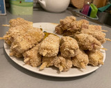 Foto del paso 3 de la receta: Banderillas de magro de cerdo cocido y queso manchego