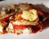 Foto del paso 3 de la receta: Merluza con verduras y queso