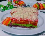 Foto langkah ke 5 dari resep 92. Steamed Rainbow Cake.