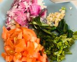A picture of step 2 of Moongdal with Rice.