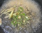 A picture of step 3 of Crispy fried Red Snapper fish in Thai style tamarind sauce.
