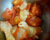 A picture of step 2 of Spicy chicken ghee roast.