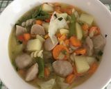 Foto langkah ke 6 dari resep Sop bakso makaroni 🍲🍲🍲.