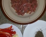 Foto langkah ke 1 dari resep Daging Sapi Lada Hitam Simple .