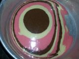 Bizcocho cebra rosa