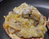 Foto del paso 6 de la receta: Sándwich🥙de berenjena,🍆calabacín y queso🧀crema🥯