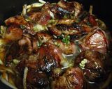 A picture of step 4 of Vietnamese Caramelized Pork.