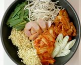 A picture of step 16 of Easy & Delicious! Spicy Shin Ramyun Army Stew (Budae Jjigae).