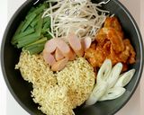 A picture of step 15 of Easy & Delicious! Spicy Shin Ramyun Army Stew (Budae Jjigae).