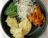 A picture of step 13 of Easy & Delicious! Spicy Shin Ramyun Army Stew (Budae Jjigae).