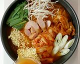 A picture of step 17 of Easy & Delicious! Spicy Shin Ramyun Army Stew (Budae Jjigae).