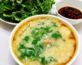 Hình bước làm 3 của món Cháo Rau Dền Nước Tương