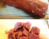 Foto del paso 1 de la receta: Estofado de solomillo de cerdo con patatas