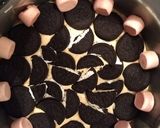 Foto del paso 7 de la receta: Torta helada dulce de leche, oreo y malvaviscos para babyshower