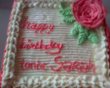 Foto langkah ke 5 dari resep cake ultah sederhana II .