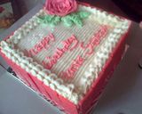 Foto langkah ke 6 dari resep cake ultah sederhana II .
