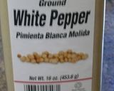 A picture of step 2 of Chef Cooking Tip #1: White Pepper.