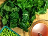 Asian Spring Greens with Peas