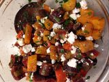 Carrot Salad with Toasted Spices and Goat Feta