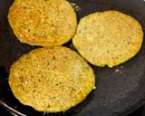 A picture of step 7 of Green Moong Vegetable Cheela.