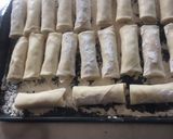 A picture of step 2 of Chicken, Pork, or Vegetable Spring Rolls.