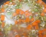 A picture of step 3 of Little Millet Khichdi with Vegetables & Moong Sprouts ---- A Wholesome Platter.