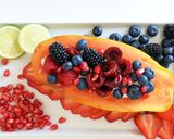 A picture of step 4 of Greek Yogurt Papaya Boat.