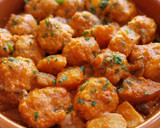 Foto del paso 12 de la receta: Albóndigas de longaniza con setas y patatas en salsa boloñesa