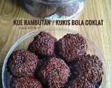 Foto langkah ke 10 dari resep Kue Rambutan / Kukis Bola Coklat.
