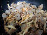 Konnyaku Mushrooms with Miso Oyster Sauce