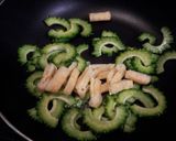 A picture of step 4 of Goya (Bitter Melon) Champuru.