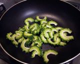 A picture of step 3 of Goya (Bitter Melon) Champuru.