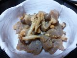Konnyaku Mushrooms with Miso Oyster Sauce