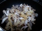 Konnyaku Mushrooms with Miso Oyster Sauce