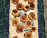 Une image de l'étape 4 de Feuilletés roses aux tomates cerises et jambon cru.