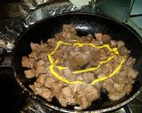 A picture of step 1 of Mixed Skirt Steak and Chicken Burrito.
