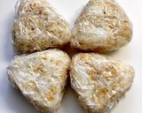 A picture of step 3 of Skillet Ume Miso Grilled Rice Balls.