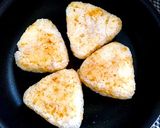 A picture of step 4 of Skillet Ume Miso Grilled Rice Balls.